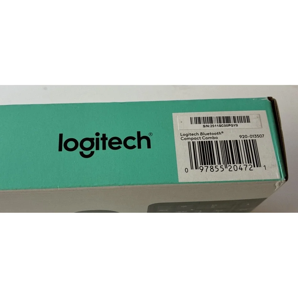 New Logitech Bluetooth Compact Combo (920-013507) Keyboard & Mouse (27C)